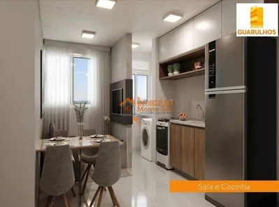 Apartamento com 2 Quartos à venda, 37m² no Vila Nova Bonsucesso, Guarulhos