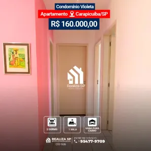 Apartamento com 2 Quartos à venda, 50m² no Jardim Helena, Carapicuíba