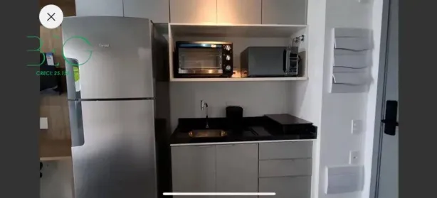 Apartamento com 1 Quarto para alugar, 22m² no Cerqueira César, São Paulo