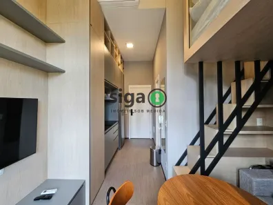 Apartamento com 1 Quarto para alugar, 25m² no Jardim das Acácias, São Paulo