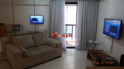 Flat com 1 Quarto para alugar, 40m² no Itaim Bibi, São Paulo