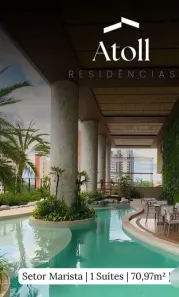 Apartamento com 2 Quartos à venda, 70m² no Setor Marista, Goiânia