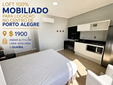 Apartamento com 1 Quarto para alugar, 23m² no Centro Histórico, Porto Alegre