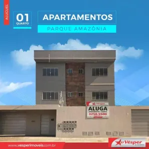 Apartamento com 1 Quarto para alugar, 24m² no Parque Amazônia, Goiânia