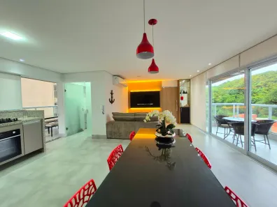 Apartamento com 3 Quartos para alugar, 146m² no Jardim Las Palmas, Guarujá