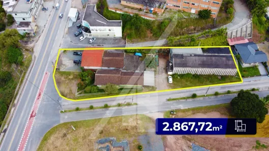à venda, 2867m² no Santa Terezinha, Gaspar