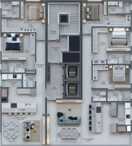 Apartamento com 3 Quartos à venda, 118m² no Perequê, Porto Belo