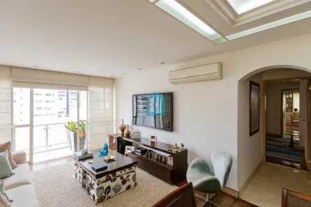 Apartamento com 3 Quartos para alugar, 156m² no Indianópolis, São Paulo