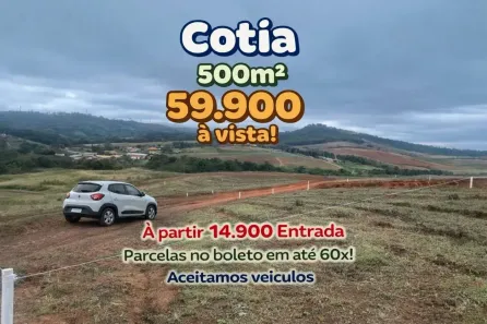 Lote/Terreno à venda, 500m² no Santana, Cotia