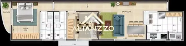 Apartamento com 2 Quartos à venda, 69m² no Santa Cruz do José Jacques, Ribeirão Preto