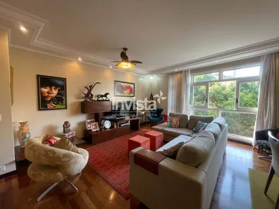 Apartamento com 3 Quartos à venda, 137m² no José Menino, Santos