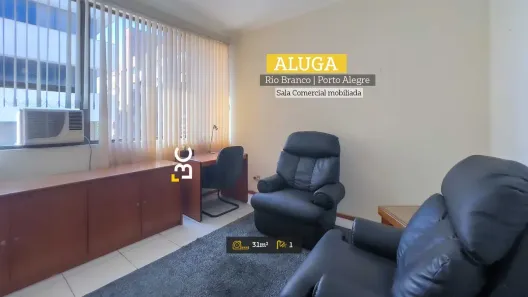 Consultório para alugar, 31m² no Rio Branco, Porto Alegre