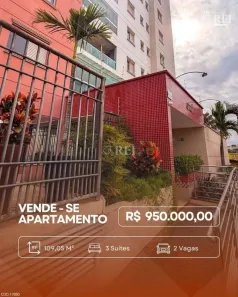 Apartamento com 3 Quartos à venda, 109m² no Jardim Brasília, Rio Verde