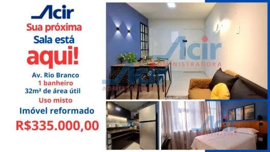 Apartamento com 1 Quarto à venda, 31m² no Centro, Rio de Janeiro