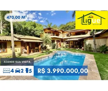 Casa de Condomínio com 4 Quartos à venda, 470m² no Vila de São Fernando, Cotia