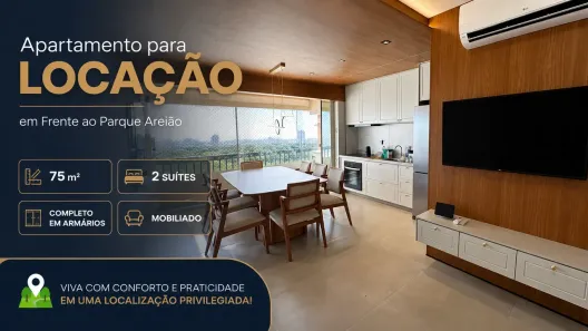 Apartamento com 2 Quartos para alugar, 75m² no Setor Pedro Ludovico, Goiânia