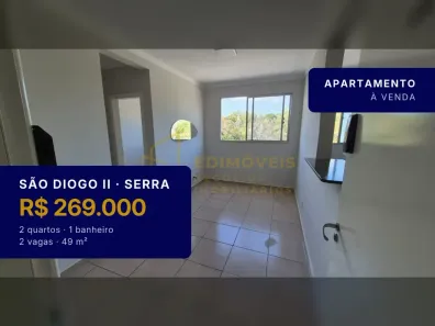 Apartamento com 2 Quartos à venda, 49m² no São Diogo II, Serra