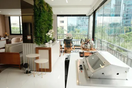 Apartamento com 1 Quarto à venda, 85m² no Cidade Monções, São Paulo