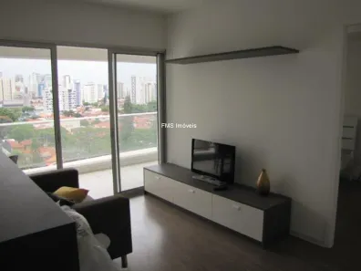 Apartamento com 1 Quarto para alugar, 47m² no Cidade Monções, São Paulo