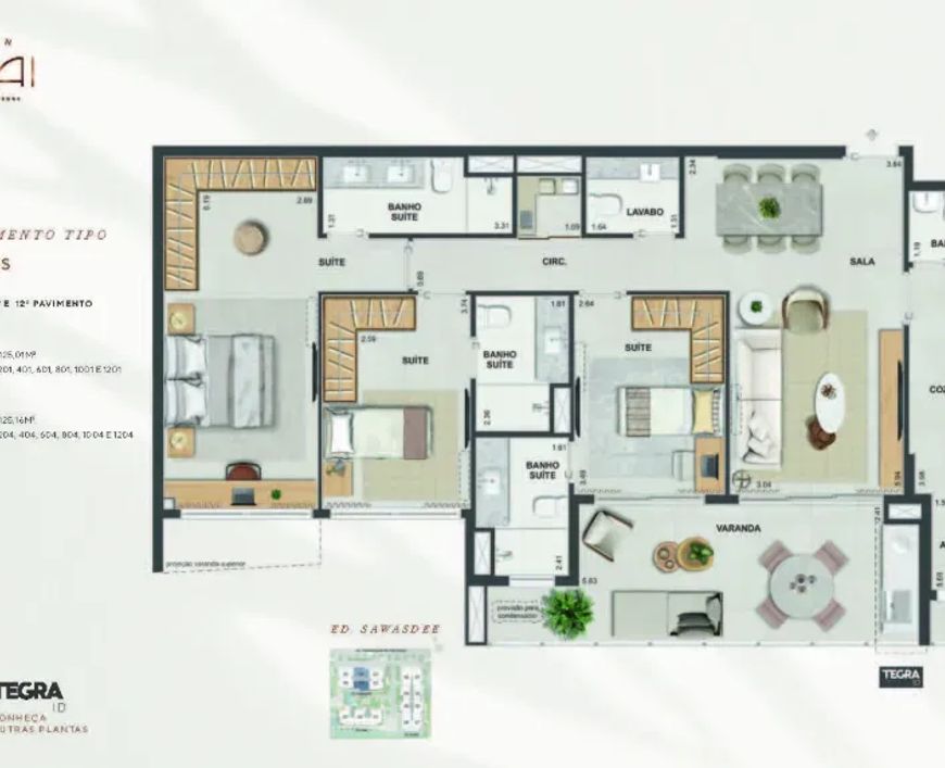 PENINSULA COLLECTION BY TEGRA - GRAN THAI LEISURE no Barra da Tijuca, Rio de Janeiro