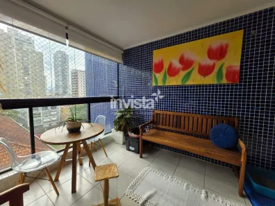 Apartamento com 3 Quartos à venda, 127m² no Embaré, Santos