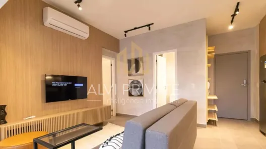 Apartamento com 1 Quarto para alugar, 55m² no Pinheiros, São Paulo