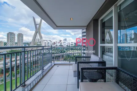 Apartamento com 1 Quarto para alugar, 63m² no Cidade Monções, São Paulo