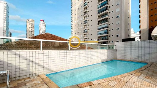 Apartamento com 3 Quartos para venda ou aluguel, 169m² no Gonzaga, Santos