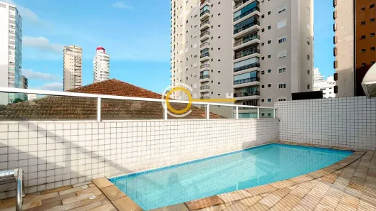 Apartamento com 3 Quartos para alugar, 169m² no Gonzaga, Santos