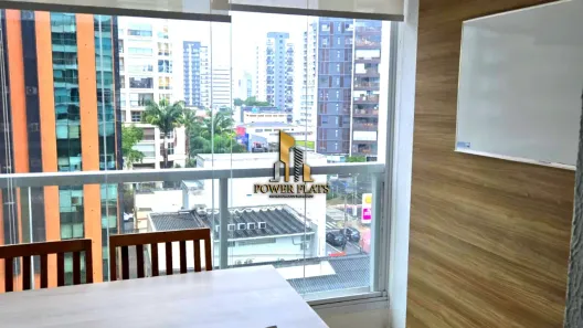 Flat com 1 Quarto para alugar, 37m² no Indianópolis, São Paulo