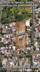 Lote/Terreno à venda, 9000m² no Morumbi, Foz do Iguaçu