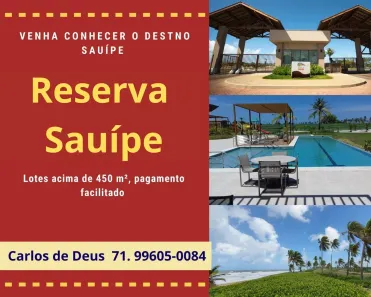 Lote/Terreno à venda, 450m² no Costa do Sauípe, Mata de São João