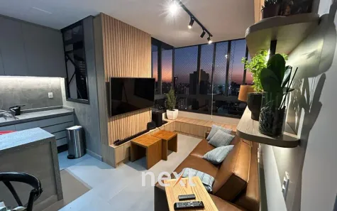 Apartamento com 1 Quarto para alugar, 46m² no Cambuí, Campinas