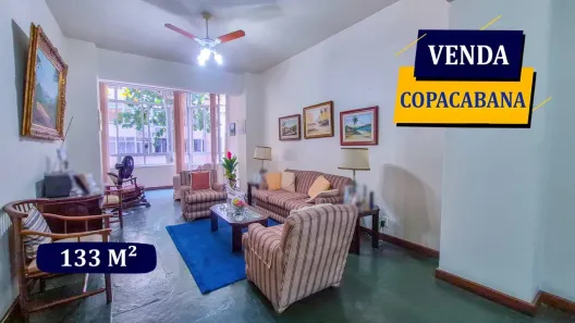 Apartamento com 3 Quartos à venda, 133m² no Copacabana, Rio de Janeiro