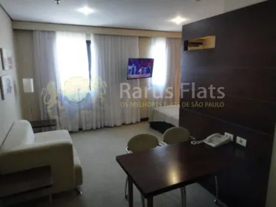 Flat com 1 Quarto para alugar, 27m² no Chácara Santo Antônio (Zona Sul), São Paulo
