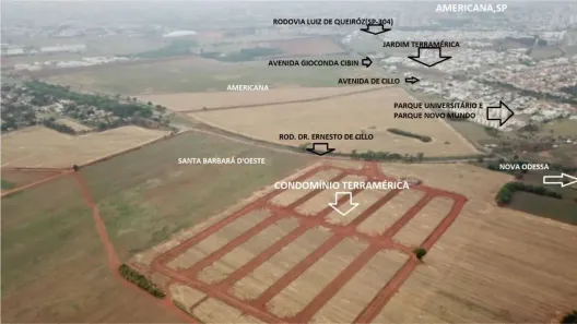 Lote/Terreno à venda, 180m² no Terramérica SB, Santa Bárbara D'Oeste