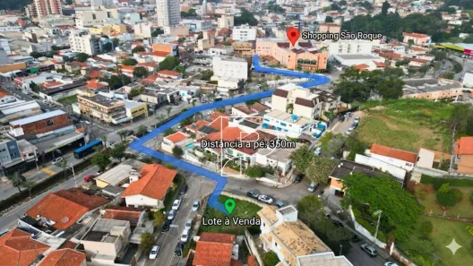 Lote/Terreno à venda, 370m² no Centro, São Roque