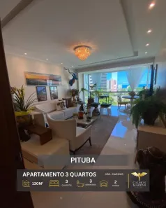 Apartamento com 3 Quartos à venda, 130m² no Pituba, Salvador