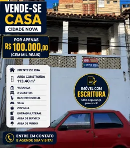 Casa com 2 Quartos à venda, 113m² no Cidade Nova, Salvador