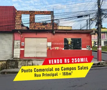 Ponto Comercial à venda, 168m² no Tarumã, Manaus