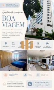 Apartamento com 3 Quartos à venda, 109m² no Boa Viagem, Recife
