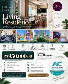 Apartamento com 3 Quartos à venda, 107m² no Luzia, Aracaju