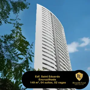 Apartamento com 4 Quartos à venda, 149m² no Encruzilhada, Recife