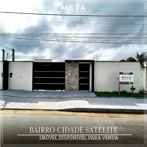 Casa com 2 Quartos à venda, 69m² no Cidade Satélite, Boa Vista