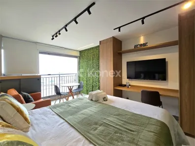 Apartamento com 1 Quarto para alugar, 26m² no Sumaré, São Paulo