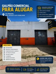 Galpão/Depósito/Armazém para alugar, 260m² no Benedito Bentes, Maceió