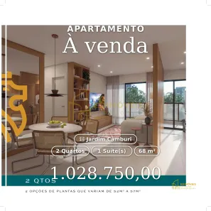 Apartamento com 2 Quartos à venda, 68m² no Jardim Camburi, Vitória