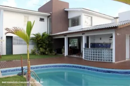 Casa de Condomínio com 4 Quartos para alugar, 450m² no Busca Vida (Abrantes), Camaçari