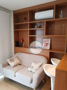 Apartamento com 1 Quarto para alugar, 33m² no Santo Amaro, São Paulo