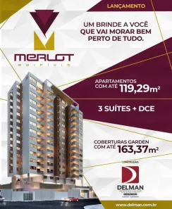 Apartamento com 3 Quartos à venda, 119m² no Jatiúca, Maceió
